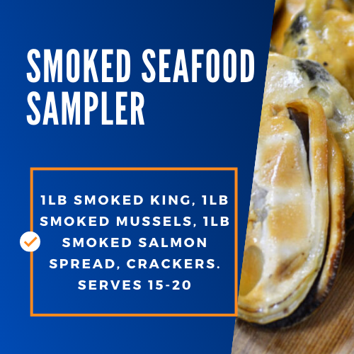smoked seafood sampler